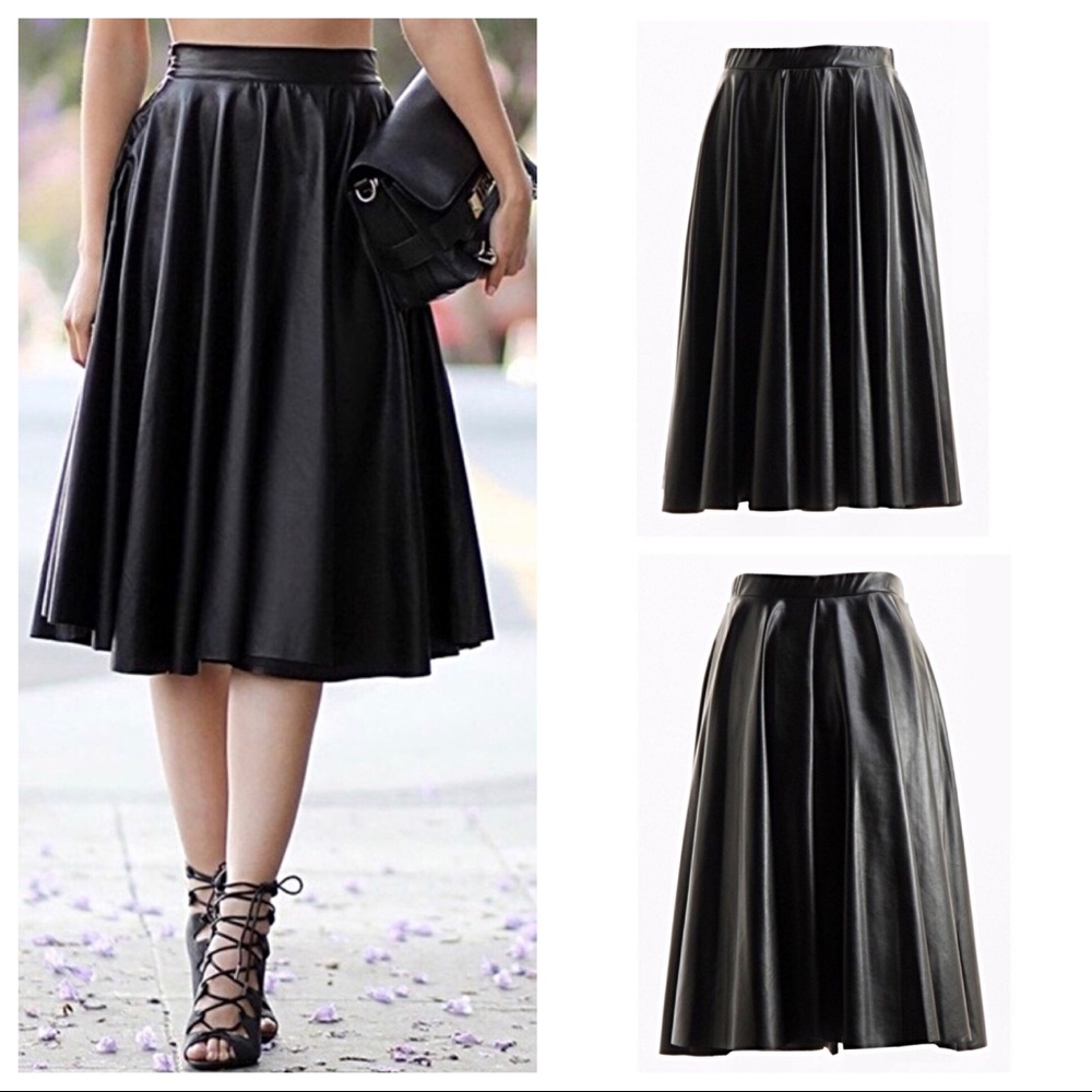 🆕F A U X  L E A T H E R Skirt